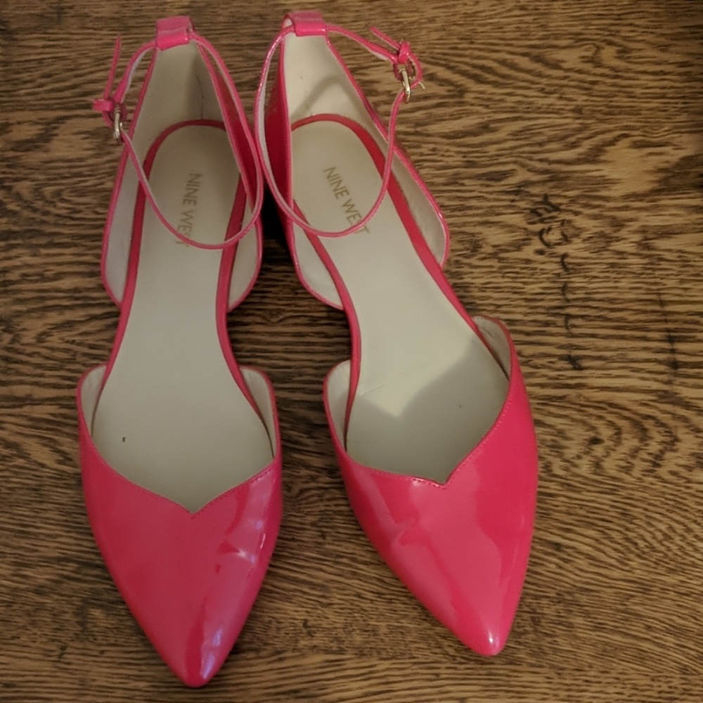 Nine West Ankle Strap Flats